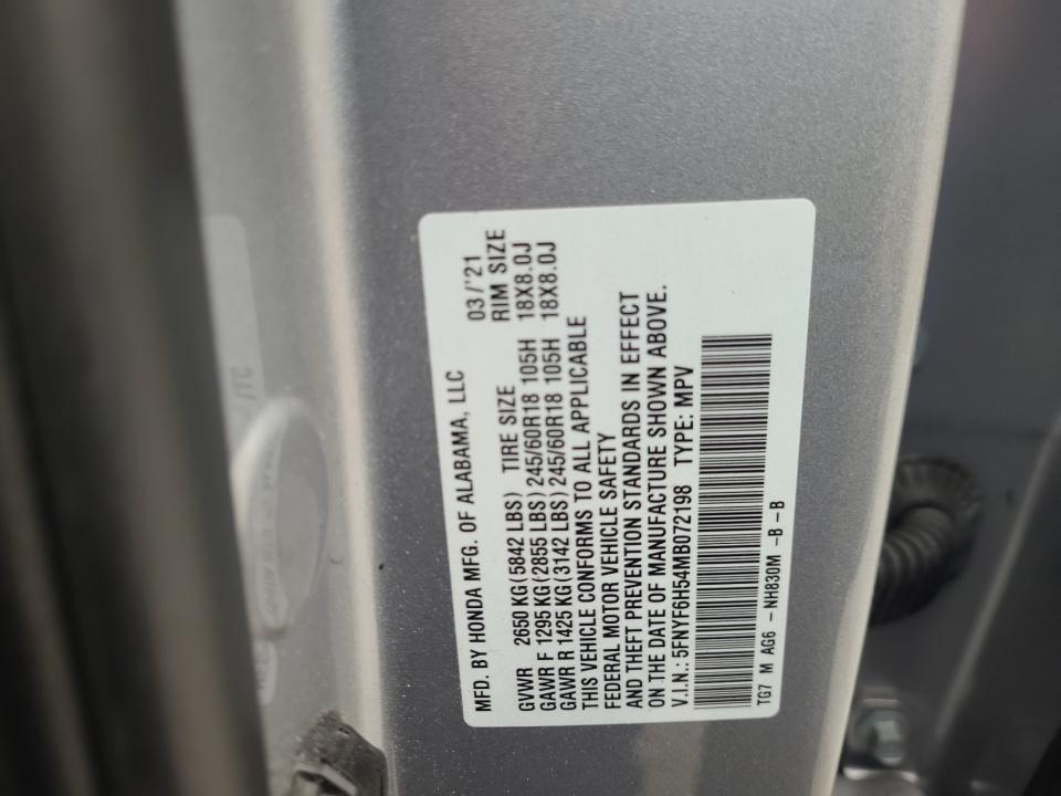2021 Honda Pilot EX-L