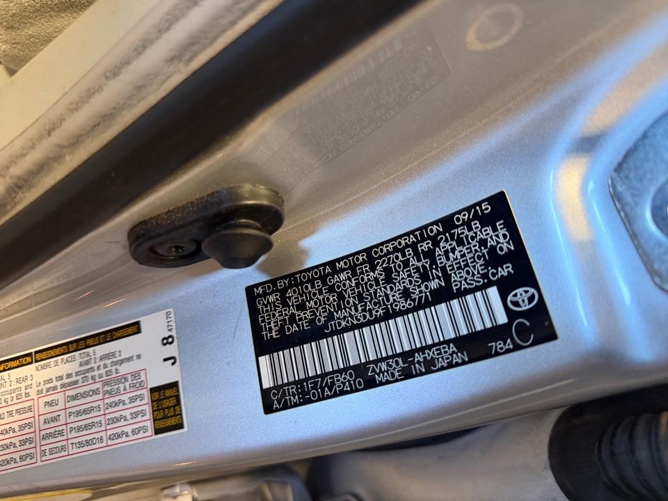 2015 Toyota Prius Two