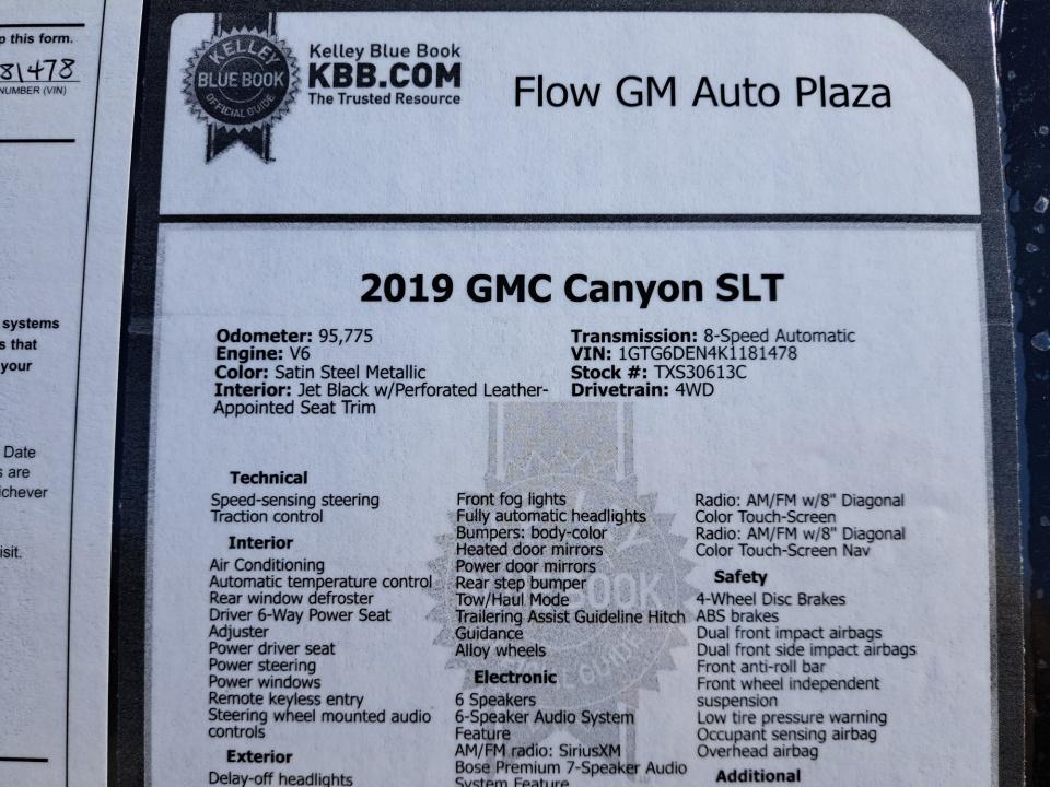 2019 GMC Canyon 4WD SLT