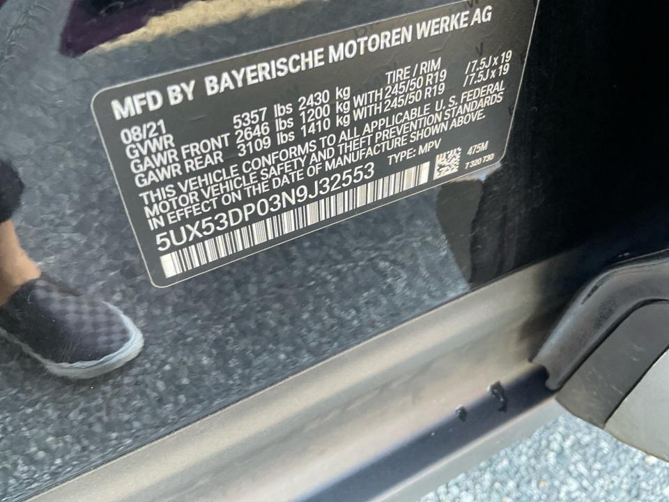 2022 BMW X3 xDrive30i