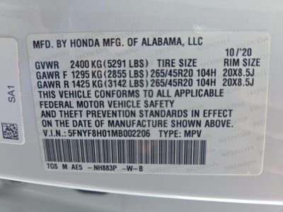 2021 Honda Passport Elite